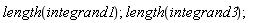 length(integrand1); length(integrand3)