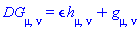 DG[mu, nu] = epsilon*h[mu, nu]+Physics:-g_[mu, nu]