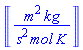 Units:-Unit(m^2*kg/(s^2*mol*K))