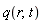 q(r, t)