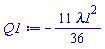 -(11/36)*lambda1^2