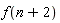 f(n+2)
