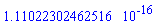 HFloat(1.1102230246251565e-16)
