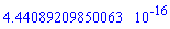HFloat(4.440892098500626e-16)