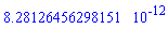 HFloat(8.281264562981505e-12)