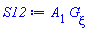 A[1]*(diff(G(xi), xi))