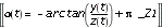 solve(-y(t)*cos(alpha(t))/sin(alpha(t)) - z(t), [alpha(t)], allsolutions = true)