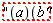 ""(a)(`b"`"