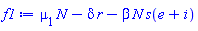 mu[1]*N-delta*r-beta*N*s(e+i)