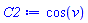 cos(v)