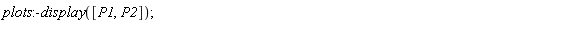 plots:-display([P1, P2]);