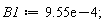 B1 := 0.955e-3