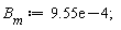 B[m] := 0.955e-3
