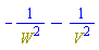 -1/Physics:-`^`(W, 2)-1/Physics:-`^`(V, 2)
