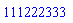 111222333