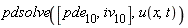pdsolve([pde__10, iv__10], u(x, t))