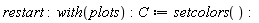 restart; with(plots); C := setcolors()
