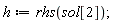 h := rhs(sol[2])