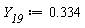 Y__19 := .334