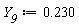 Y__9 := .230