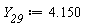 Y__29 := 4.150