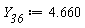 Y__36 := 4.660