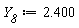 Y__8 := 2.400