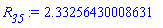 HFloat(2.3325643000863123)
