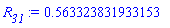 HFloat(0.5633238319331533)