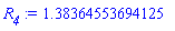 HFloat(1.383645536941253)