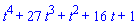 t^4+27*t^3+t^2+16*t+1