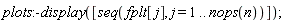 plots:-display([seq(fplt[j], j = 1 .. nops(n))]);