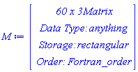 M := Matrix(60, 3, {(1, 1) = Vector(2, {(1) = -3, (2) = 5}), (1, 2) = Vector(2, {(1) = -2, (2) = -2}), (1, 3) = Vector(2, {(1) = 0, (2) = 0}), (2, 1) = Vector(2, {(1) = -5, (2) = 3}), (2, 2) = Vector(2, {(1) = -1, (2) = -3}), (2, 3) = Vector(2, {(1) = 1, (2) = -1}), (3, 1) = Vector(2, {(1) = -6, (2) = 0}), (3, 2) = Vector(2, {(1) = 0, (2) = -3}), (3, 3) = Vector(2, {(1) = 1, (2) = 0}), (4, 1) = Vector(2, {(1) = -6, (2) = -3}), (4, 2) = Vector(2, {(1) = 1, (2) = -2}), (4, 3) = Vector(2, {(1) = 1, (2) = 1}), (5, 1) = Vector(2, {(1) = -5, (2) = -5}), (5, 2) = Vector(2, {(1) = 2, (2) = -1}), (5, 3) = Vector(2, {(1) = 1, (2) = 1}), (6, 1) = Vector(2, {(1) = -3, (2) = -6}), (6, 2) = Vector(2, {(1) = 3, (2) = 0}), (6, 3) = Vector(2, {(1) = 1, (2) = 1}), (7, 1) = Vector(2, {(1) = 0, (2) = -6}), (7, 2) = Vector(2, {(1) = 3, (2) = 1}), (7, 3) = Vector(2, {(1) = 0, (2) = 1}), (8, 1) = Vector(2, {(1) = 3, (2) = -5}), (8, 2) = Vector(2, {(1) = 2, (2) = 2}), (8, 3) = Vector(2, {(1) = -1, (2) = 1}), (9, 1) = Vector(2, {(1) = 5, (2) = -3}), (9, 2) = Vector(2, {(1) = 1, (2) = 3}), (9, 3) = Vector(2, {(1) = -1, (2) = 1}), (10, 1) = Vector(2, {(1) = 6, (2) = 0}), (10, 2) = Vector(2, {(1) = 0, (2) = 3}), (10, 3) = Vector(2, {(1) = -1, (2) = 0}), (11, 1) = Vector(2, {(1) = 6, (2) = 3}), (11, 2) = Vector(2, {(1) = -1, (2) = 2}), (11, 3) = Vector(2, {(1) = -1, (2) = -1}), (12, 1) = Vector(2, {(1) = 5, (2) = 5}), (12, 2) = Vector(2, {(1) = -2, (2) = 1}), (12, 3) = Vector(2, {(1) = -1, (2) = -1}), (13, 1) = Vector(2, {(1) = 3, (2) = 6}), (13, 2) = Vector(2, {(1) = -3, (2) = 0}), (13, 3) = Vector(2, {(1) = -1, (2) = -1}), (14, 1) = Vector(2, {(1) = 0, (2) = 6}), (14, 2) = Vector(2, {(1) = -3, (2) = -1}), (14, 3) = Vector(2, {(1) = 0, (2) = -1}), (15, 1) = Vector(2, {(1) = -3, (2) = 5}), (15, 2) = Vector(2, {(1) = -2, (2) = -2}), (15, 3) = Vector(2, {(1) = 1, (2) = -1}), (16, 1) = Vector(2, {(1) = -5, (2) = 3}), (16, 2) = Vector(2, {(1) = -1, (2) = -3}), (16, 3) = Vector(2, {(1) = 1, (2) = -1}), (17, 1) = Vector(2, {(1) = -6, (2) = 0}), (17, 2) = Vector(2, {(1) = 0, (2) = -3}), (17, 3) = Vector(2, {(1) = 1, (2) = 0}), (18, 1) = Vector(2, {(1) = -6, (2) = -3}), (18, 2) = Vector(2, {(1) = 1, (2) = -2}), (18, 3) = Vector(2, {(1) = 1, (2) = 1}), (19, 1) = Vector(2, {(1) = -5, (2) = -5}), (19, 2) = Vector(2, {(1) = 2, (2) = -1}), (19, 3) = Vector(2, {(1) = 1, (2) = 1}), (20, 1) = Vector(2, {(1) = -3, (2) = -6}), (20, 2) = Vector(2, {(1) = 3, (2) = 0}), (20, 3) = Vector(2, {(1) = 1, (2) = 1}), (21, 1) = Vector(2, {(1) = 0, (2) = -6}), (21, 2) = Vector(2, {(1) = 3, (2) = 1}), (21, 3) = Vector(2, {(1) = 0, (2) = 1}), (22, 1) = Vector(2, {(1) = 3, (2) = -5}), (22, 2) = Vector(2, {(1) = 2, (2) = 2}), (22, 3) = Vector(2, {(1) = -1, (2) = 1}), (23, 1) = Vector(2, {(1) = 5, (2) = -3}), (23, 2) = Vector(2, {(1) = 1, (2) = 3}), (23, 3) = Vector(2, {(1) = -1, (2) = 1}), (24, 1) = Vector(2, {(1) = 6, (2) = 0}), (24, 2) = Vector(2, {(1) = 0, (2) = 3}), (24, 3) = Vector(2, {(1) = -1, (2) = 0}), (25, 1) = Vector(2, {(1) = 6, (2) = 3}), (25, 2) = Vector(2, {(1) = -1, (2) = 2}), (25, 3) = Vector(2, {(1) = -1, (2) = -1}), (26, 1) = Vector(2, {(1) = 5, (2) = 5}), (26, 2) = Vector(2, {(1) = -2, (2) = 1}), (26, 3) = Vector(2, {(1) = -1, (2) = -1}), (27, 1) = Vector(2, {(1) = 3, (2) = 6}), (27, 2) = Vector(2, {(1) = -3, (2) = 0}), (27, 3) = Vector(2, {(1) = -1, (2) = -1}), (28, 1) = Vector(2, {(1) = 0, (2) = 6}), (28, 2) = Vector(2, {(1) = -3, (2) = -1}), (28, 3) = Vector(2, {(1) = 0, (2) = -1}), (29, 1) = Vector(2, {(1) = -3, (2) = 5}), (29, 2) = Vector(2, {(1) = -2, (2) = -2}), (29, 3) = Vector(2, {(1) = 1, (2) = -1}), (30, 1) = Vector(2, {(1) = -5, (2) = 3}), (30, 2) = Vector(2, {(1) = -1, (2) = -3}), (30, 3) = Vector(2, {(1) = 1, (2) = -1}), (31, 1) = Vector(2, {(1) = -6, (2) = 0}), (31, 2) = Vector(2, {(1) = 0, (2) = -3}), (31, 3) = Vector(2, {(1) = 1, (2) = 0}), (32, 1) = Vector(2, {(1) = -6, (2) = -3}), (32, 2) = Vector(2, {(1) = 1, (2) = -2}), (32, 3) = Vector(2, {(1) = 1, (2) = 1}), (33, 1) = Vector(2, {(1) = -5, (2) = -5}), (33, 2) = Vector(2, {(1) = 2, (2) = -1}), (33, 3) = Vector(2, {(1) = 1, (2) = 1}), (34, 1) = Vector(2, {(1) = -3, (2) = -6}), (34, 2) = Vector(2, {(1) = 3, (2) = 0}), (34, 3) = Vector(2, {(1) = 1, (2) = 1}), (35, 1) = Vector(2, {(1) = 0, (2) = -6}), (35, 2) = Vector(2, {(1) = 3, (2) = 1}), (35, 3) = Vector(2, {(1) = 0, (2) = 1}), (36, 1) = Vector(2, {(1) = 3, (2) = -5}), (36, 2) = Vector(2, {(1) = 2, (2) = 2}), (36, 3) = Vector(2, {(1) = -1, (2) = 1}), (37, 1) = Vector(2, {(1) = 5, (2) = -3}), (37, 2) = Vector(2, {(1) = 1, (2) = 3}), (37, 3) = Vector(2, {(1) = -1, (2) = 1}), (38, 1) = Vector(2, {(1) = 6, (2) = 0}), (38, 2) = Vector(2, {(1) = 0, (2) = 3}), (38, 3) = Vector(2, {(1) = -1, (2) = 0}), (39, 1) = Vector(2, {(1) = 6, (2) = 3}), (39, 2) = Vector(2, {(1) = -1, (2) = 2}), (39, 3) = Vector(2, {(1) = -1, (2) = -1}), (40, 1) = Vector(2, {(1) = 5, (2) = 5}), (40, 2) = Vector(2, {(1) = -2, (2) = 1}), (40, 3) = Vector(2, {(1) = -1, (2) = -1}), (41, 1) = Vector(2, {(1) = 3, (2) = 6}), (41, 2) = Vector(2, {(1) = -3, (2) = 0}), (41, 3) = Vector(2, {(1) = -1, (2) = -1}), (42, 1) = Vector(2, {(1) = 0, (2) = 6}), (42, 2) = Vector(2, {(1) = -3, (2) = -1}), (42, 3) = Vector(2, {(1) = 0, (2) = -1}), (43, 1) = Vector(2, {(1) = -3, (2) = 5}), (43, 2) = Vector(2, {(1) = -2, (2) = -2}), (43, 3) = Vector(2, {(1) = 1, (2) = -1}), (44, 1) = Vector(2, {(1) = -5, (2) = 3}), (44, 2) = Vector(2, {(1) = -1, (2) = -3}), (44, 3) = Vector(2, {(1) = 1, (2) = -1}), (45, 1) = Vector(2, {(1) = -6, (2) = 0}), (45, 2) = Vector(2, {(1) = 0, (2) = -3}), (45, 3) = Vector(2, {(1) = 1, (2) = 0}), (46, 1) = Vector(2, {(1) = -6, (2) = -3}), (46, 2) = Vector(2, {(1) = 1, (2) = -2}), (46, 3) = Vector(2, {(1) = 1, (2) = 1}), (47, 1) = Vector(2, {(1) = -5, (2) = -5}), (47, 2) = Vector(2, {(1) = 2, (2) = -1}), (47, 3) = Vector(2, {(1) = 1, (2) = 1}), (48, 1) = Vector(2, {(1) = -3, (2) = -6}), (48, 2) = Vector(2, {(1) = 3, (2) = 0}), (48, 3) = Vector(2, {(1) = 1, (2) = 1}), (49, 1) = Vector(2, {(1) = 0, (2) = -6}), (49, 2) = Vector(2, {(1) = 3, (2) = 1}), (49, 3) = Vector(2, {(1) = 0, (2) = 1}), (50, 1) = Vector(2, {(1) = 3, (2) = -5}), (50, 2) = Vector(2, {(1) = 2, (2) = 2}), (50, 3) = Vector(2, {(1) = -1, (2) = 1}), (51, 1) = Vector(2, {(1) = 5, (2) = -3}), (51, 2) = Vector(2, {(1) = 1, (2) = 3}), (51, 3) = Vector(2, {(1) = -1, (2) = 1}), (52, 1) = Vector(2, {(1) = 6, (2) = 0}), (52, 2) = Vector(2, {(1) = 0, (2) = 3}), (52, 3) = Vector(2, {(1) = -1, (2) = 0}), (53, 1) = Vector(2, {(1) = 6, (2) = 3}), (53, 2) = Vector(2, {(1) = -1, (2) = 2}), (53, 3) = Vector(2, {(1) = -1, (2) = -1}), (54, 1) = Vector(2, {(1) = 5, (2) = 5}), (54, 2) = Vector(2, {(1) = -2, (2) = 1}), (54, 3) = Vector(2, {(1) = -1, (2) = -1}), (55, 1) = Vector(2, {(1) = 3, (2) = 6}), (55, 2) = Vector(2, {(1) = -3, (2) = 0}), (55, 3) = Vector(2, {(1) = -1, (2) = -1}), (56, 1) = Vector(2, {(1) = 0, (2) = 6}), (56, 2) = Vector(2, {(1) = -3, (2) = -1}), (56, 3) = Vector(2, {(1) = 0, (2) = -1}), (57, 1) = Vector(2, {(1) = -3, (2) = 5}), (57, 2) = Vector(2, {(1) = -2, (2) = -2}), (57, 3) = Vector(2, {(1) = 1, (2) = -1}), (58, 1) = Vector(2, {(1) = -5, (2) = 3}), (58, 2) = Vector(2, {(1) = -1, (2) = -3}), (58, 3) = Vector(2, {(1) = 1, (2) = -1}), (59, 1) = Vector(2, {(1) = -6, (2) = 0}), (59, 2) = Vector(2, {(1) = 0, (2) = -3}), (59, 3) = Vector(2, {(1) = 1, (2) = 0}), (60, 1) = Vector(2, {(1) = -6, (2) = -3}), (60, 2) = Vector(2, {(1) = 1, (2) = -2}), (60, 3) = Vector(2, {(1) = 1, (2) = 1})})