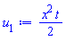 (1/2)*x^2*t