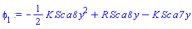 -(1/2)*K*Sc*a8*y^2+R*Sc*a8*y-K*Sc*a7*y
