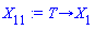 proc (T) options operator, arrow; X[1] end proc