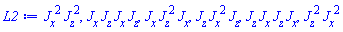 Physics:-`*`(Physics:-`^`(J[x], 2), Physics:-`^`(J[z], 2)), Physics:-`*`(J[x], J[z], J[x], J[z]), Physics:-`*`(J[x], Physics:-`^`(J[z], 2), J[x]), Physics:-`*`(J[z], Physics:-`^`(J[x], 2), J[z]), Physics:-`*`(J[z], J[x], J[z], J[x]), Physics:-`*`(Physics:-`^`(J[z], 2), Physics:-`^`(J[x], 2))