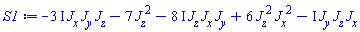 -(3*I)*Physics:-`*`(J[x], J[y], J[z])-7*Physics:-`^`(J[z], 2)-(8*I)*Physics:-`*`(J[z], J[x], J[y])+6*Physics:-`*`(Physics:-`^`(J[z], 2), Physics:-`^`(J[x], 2))-I*Physics:-`*`(J[y], J[z], J[x])