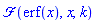 fourier(erf(x), x, k)