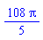 (108/5)*Pi