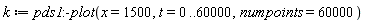 k := pds1:-plot(x = 1500, t = 0 .. 60000, numpoints = 60000)