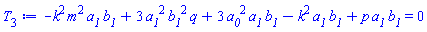 -a__1*b__1*k^2*m^2+3*a__1^2*b__1^2*q+3*a__0^2*a__1*b__1-a__1*b__1*k^2+a__1*b__1*p = 0