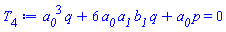 a__0^3*q+6*a__0*a__1*b__1*q+a__0*p = 0