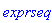 exprseq