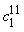 c[1]^11