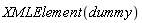 XMLElement(dummy)