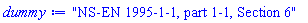 "NS-EN 1995-1-1, part 1-1, Section 6"