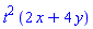 t^2*(2*x+4*y)