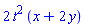2*t^2*(x+2*y)