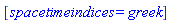 [spacetimeindices = greek]